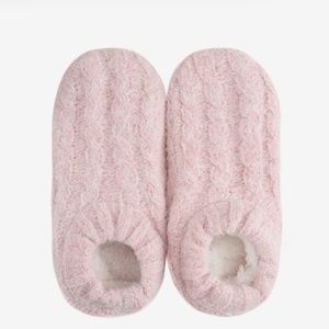 New Light Pink Cozy Lemon Slippers M/L